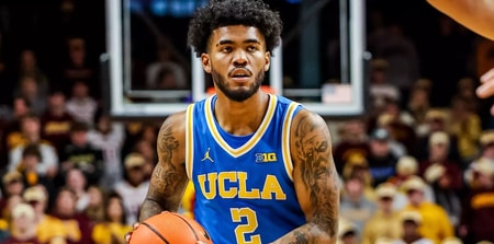 UCLA guard Donovan Dent in action against Minnesota